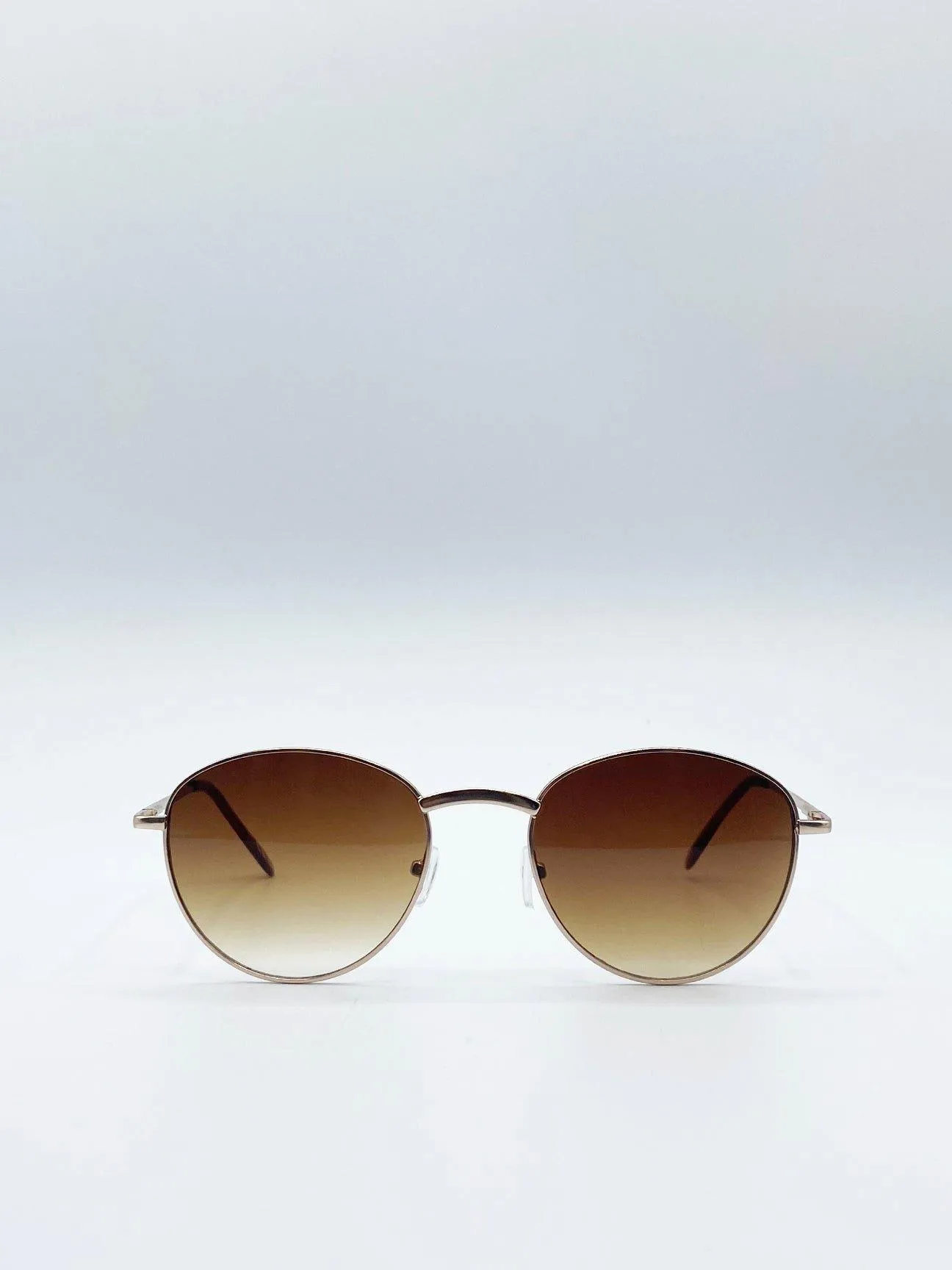 Sunglasses | Classic Round Metal Frame Sunglasses | SVNX