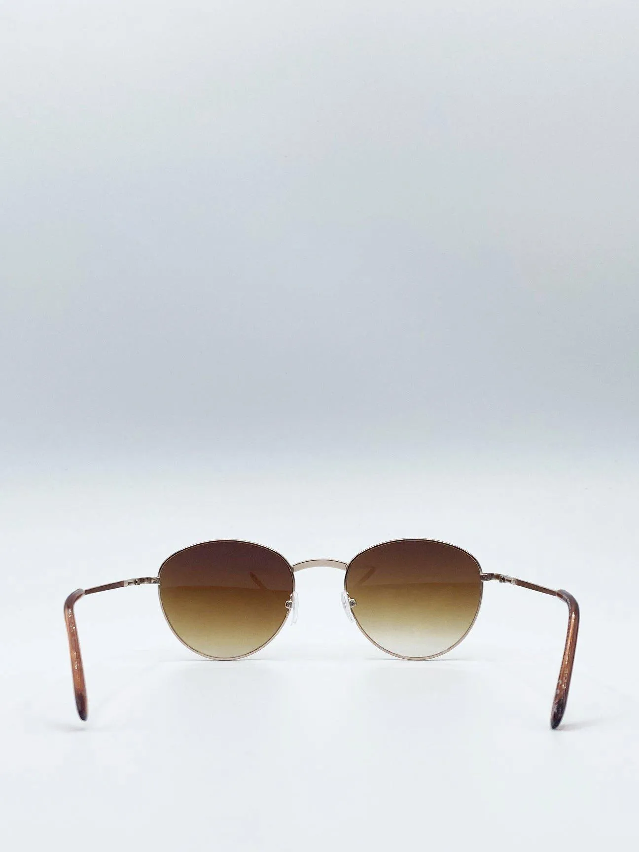 Sunglasses | Classic Round Metal Frame Sunglasses | SVNX