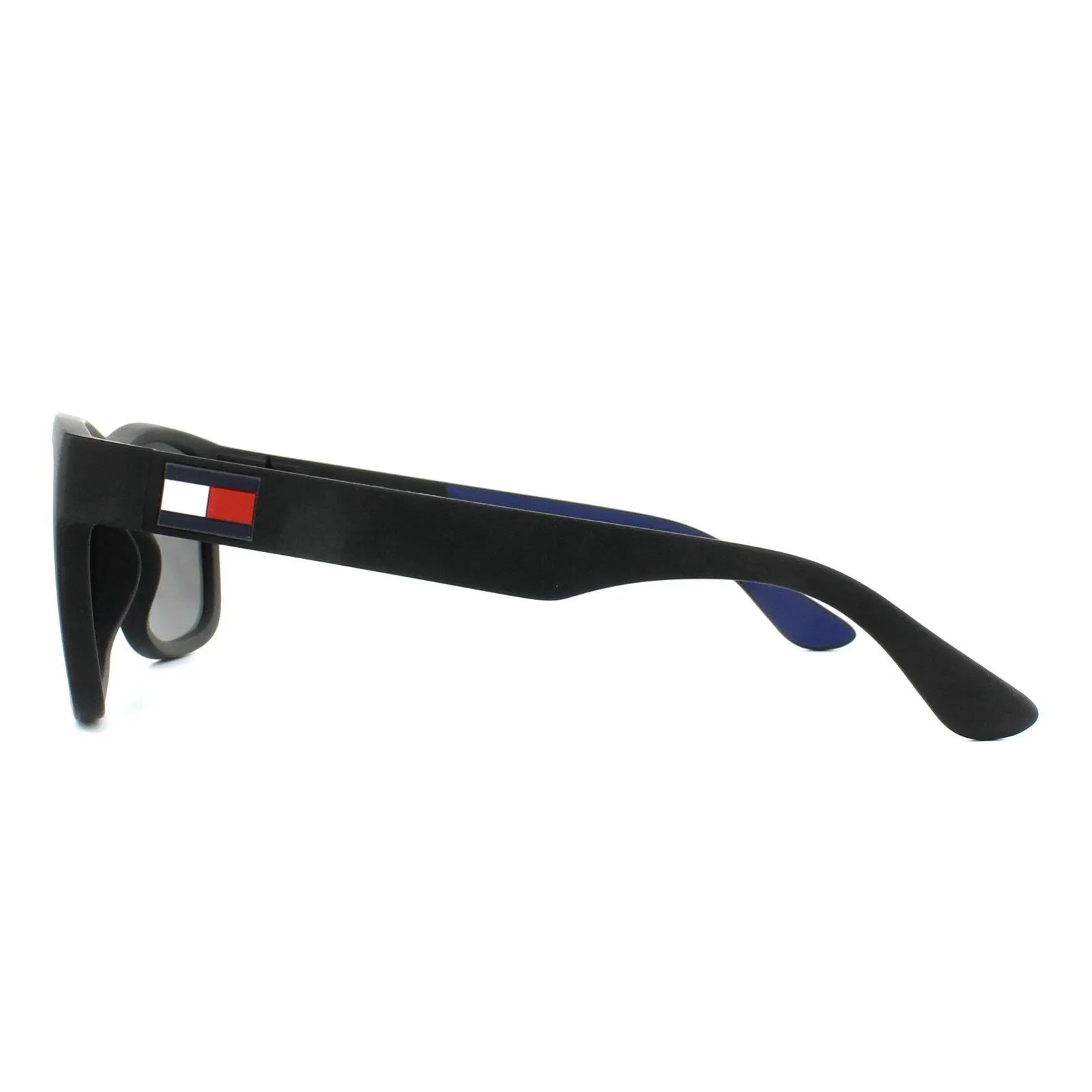 Sunglasses | Rectangle Black Grey Mirror Sunglasses | Tommy Hilfiger