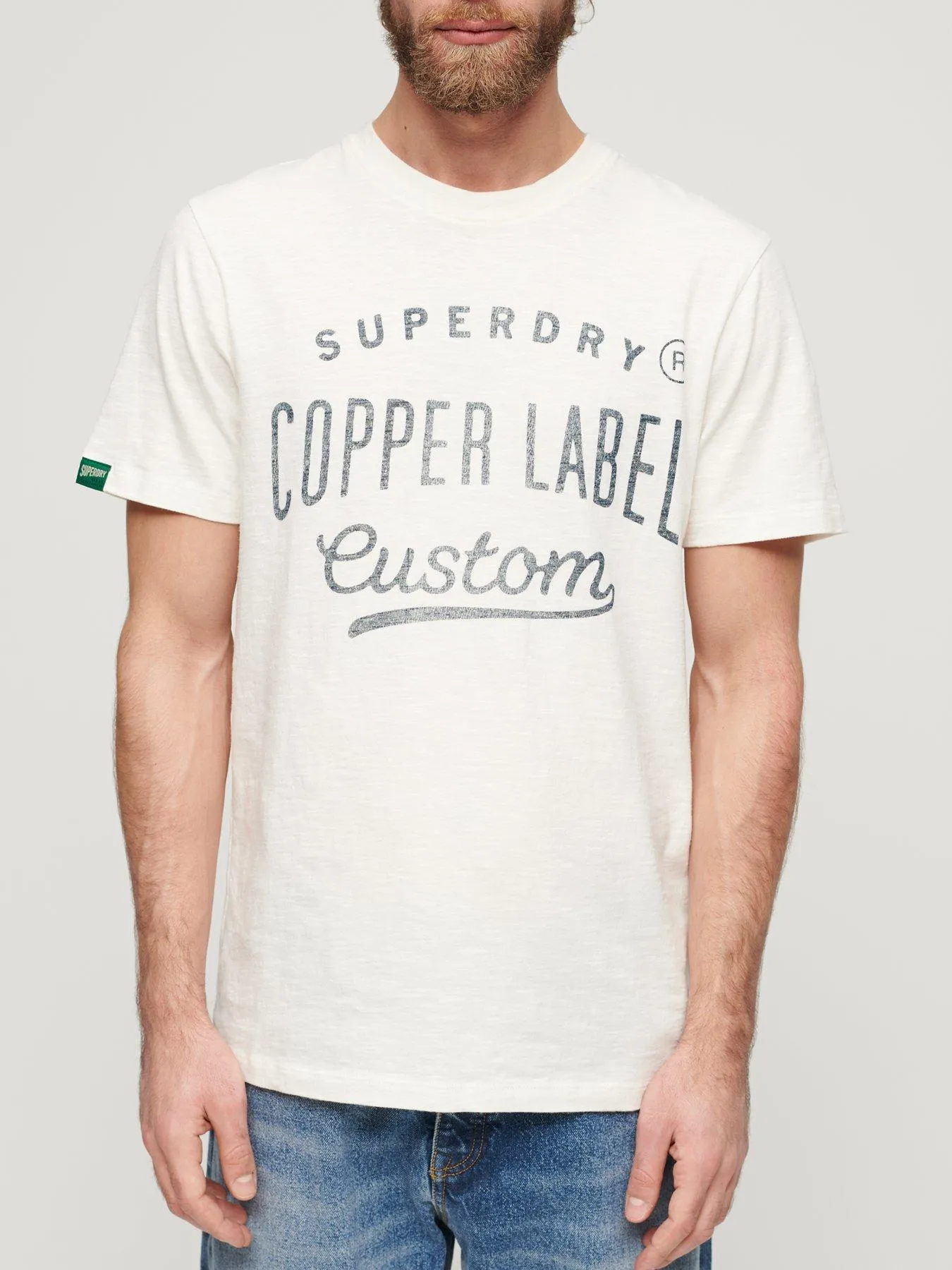 Superdry Copper Label Workwear T-shirt - Off White