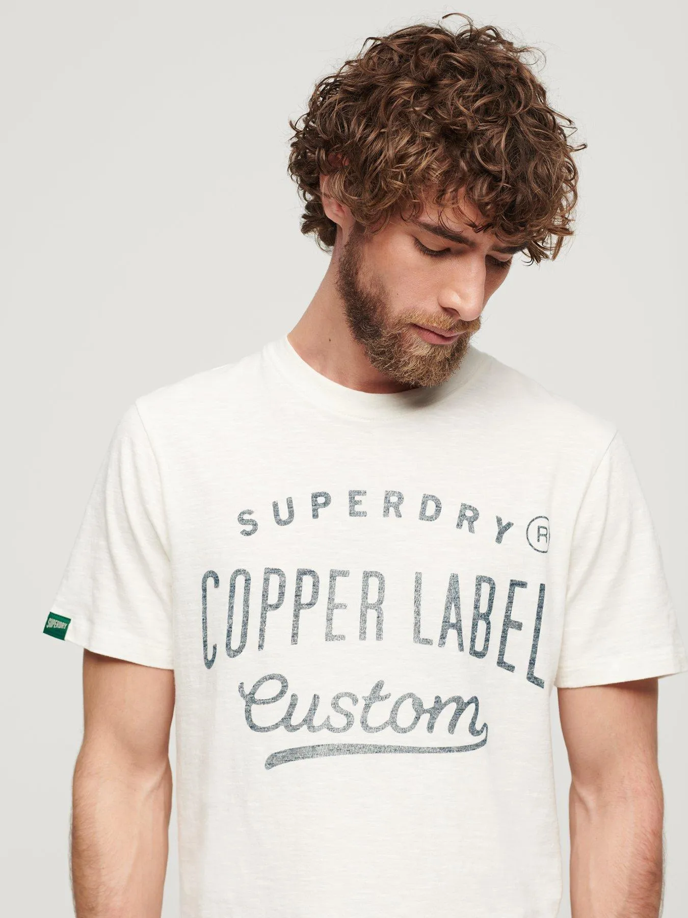 Superdry Copper Label Workwear T-shirt - Off White