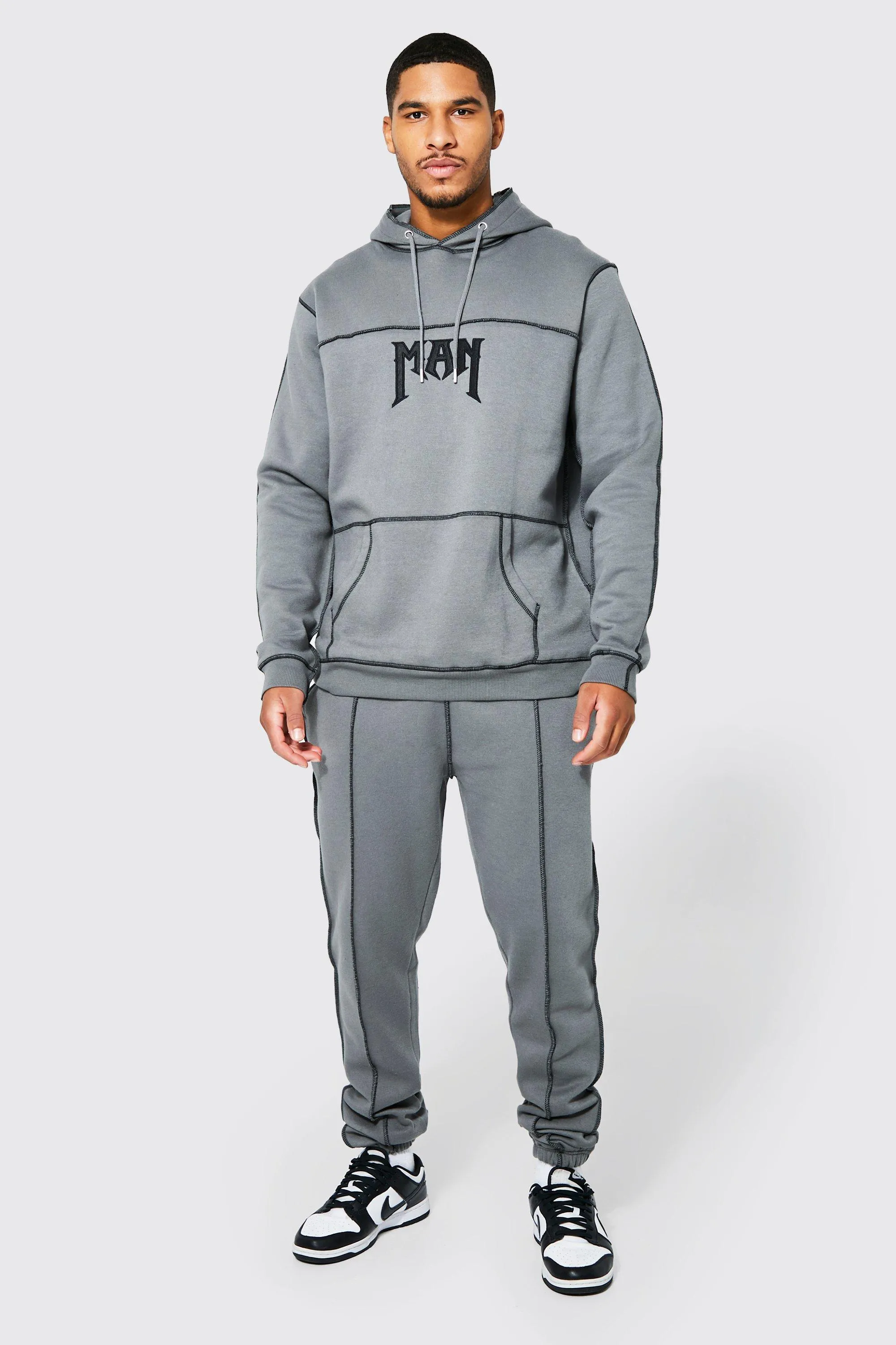 Tall Contrast Stitch Regular Fit Tracksuit