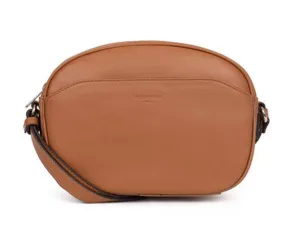 Tan hexagon women's leather bag 469993