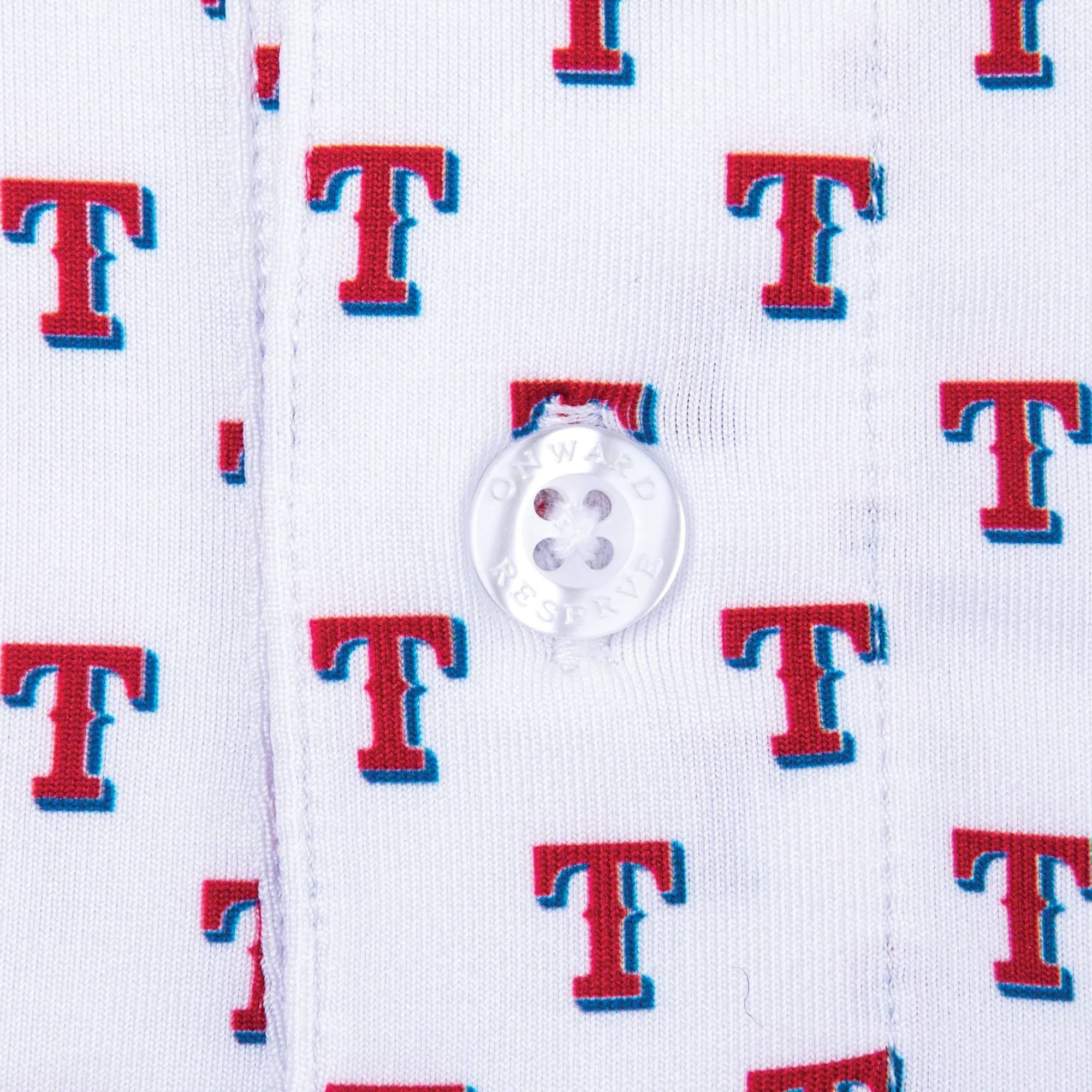 Texas Rangers Printed Performance  Polo