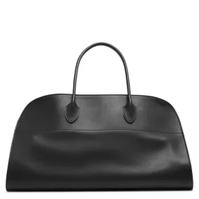 The Row EW Margaux black leather bag