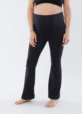 The Ultimate Flare Maternity + Postpartum Black Legging