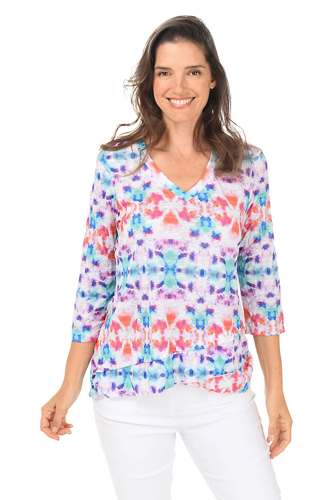 Tie-Dye Criss Cross Tunic