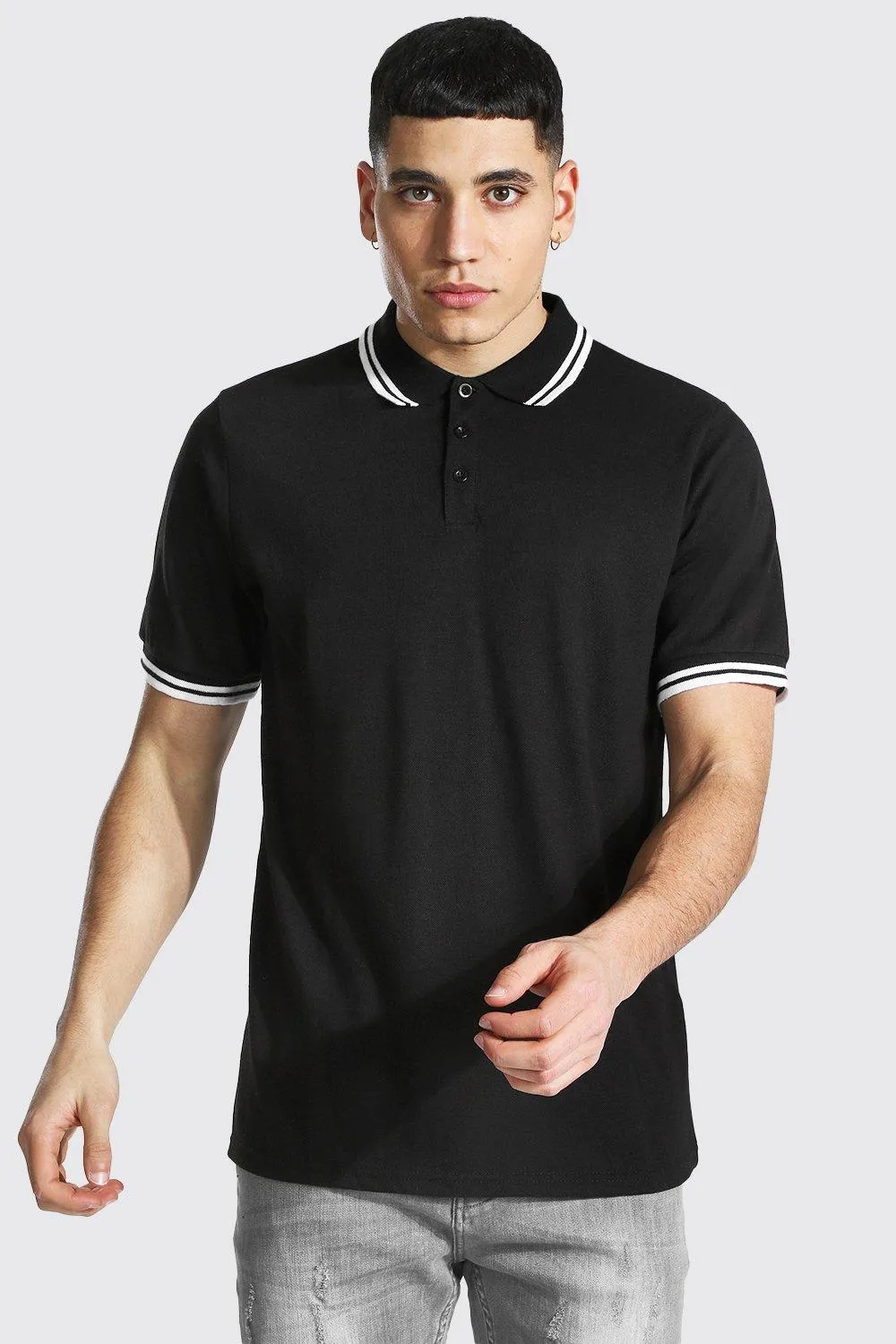 Tipped Pique Polo