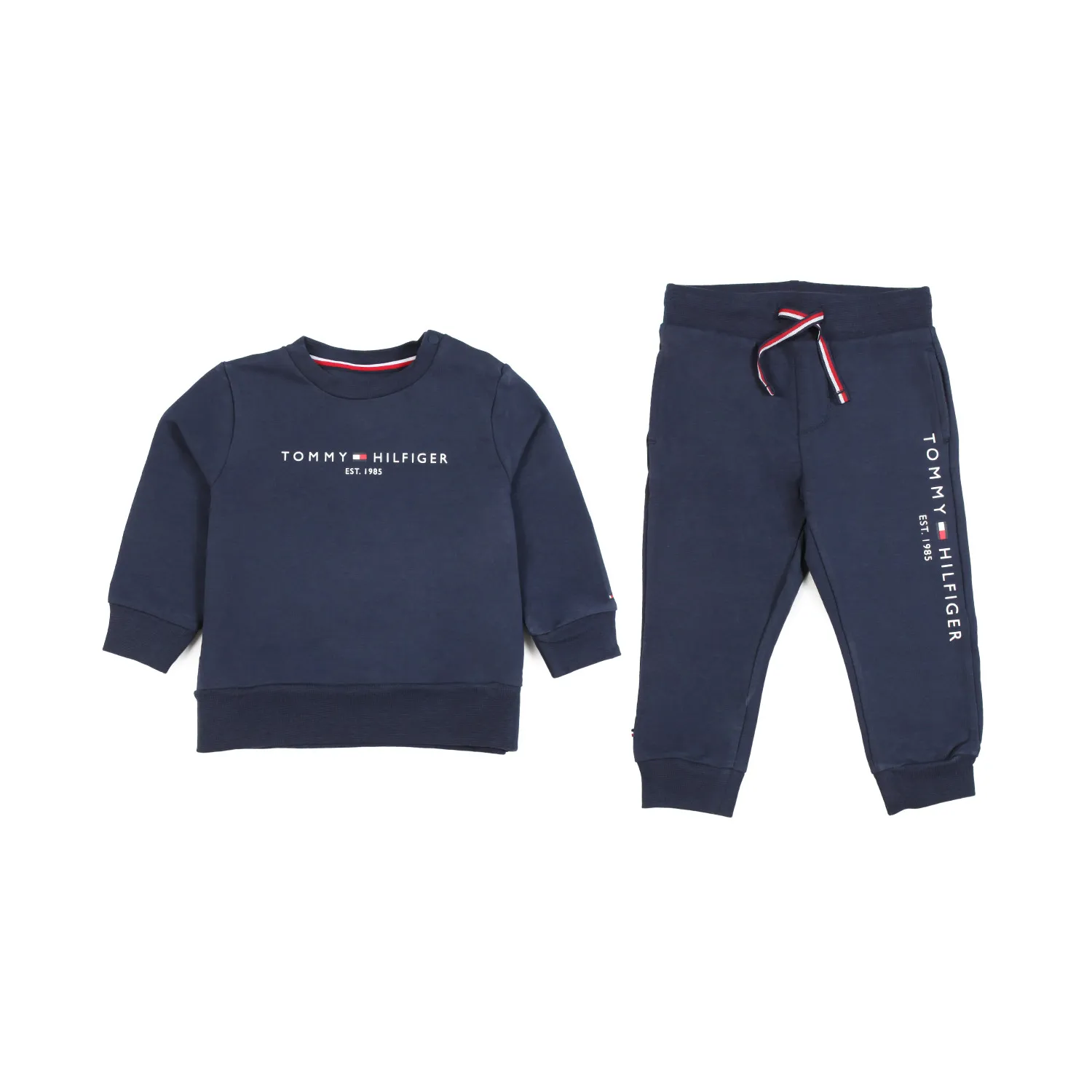 Tommy Hilfiger Navy Blue 2-Piece Tracksuit For Baby Boys