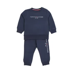 Tommy Hilfiger Navy Blue 2-Piece Tracksuit For Baby Boys