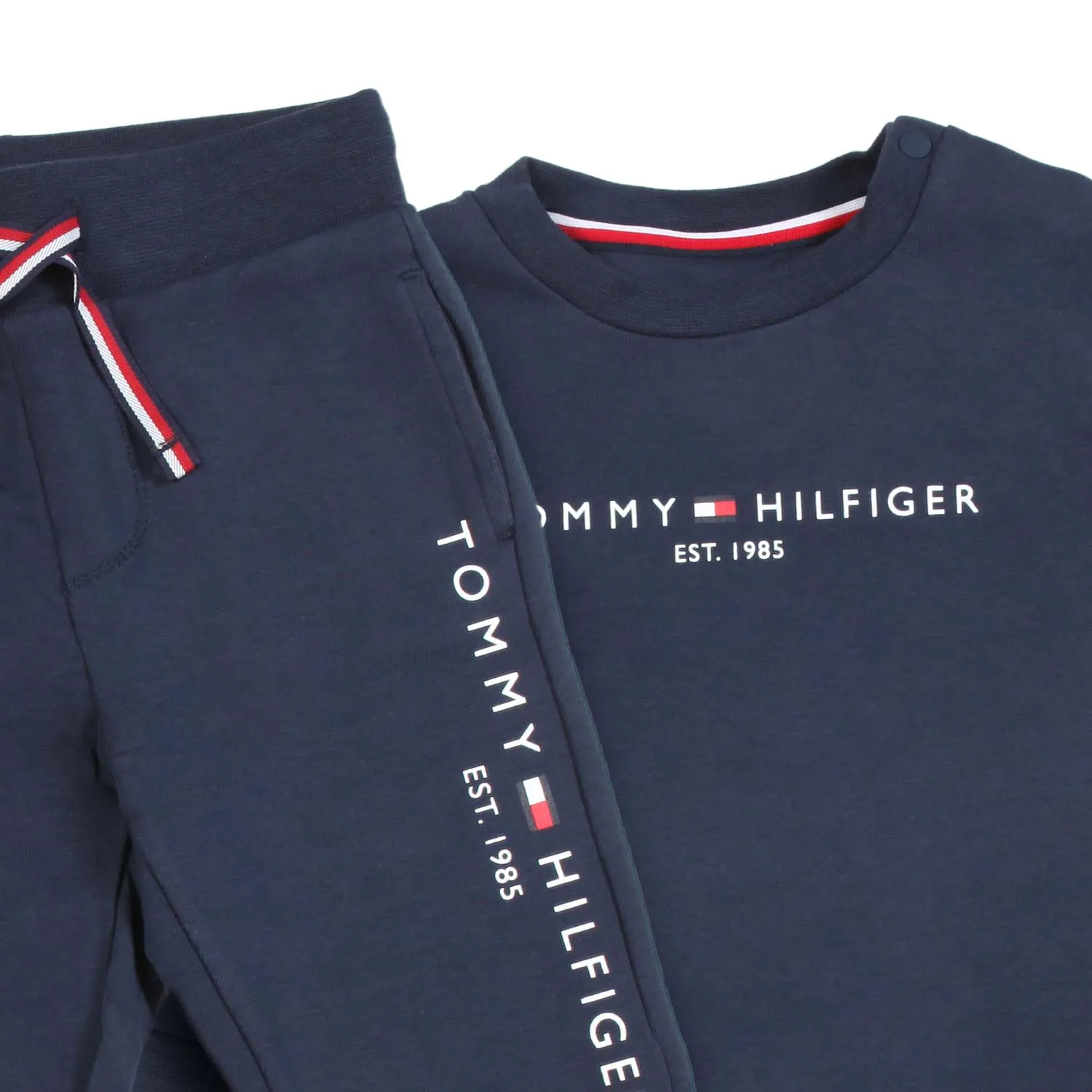 Tommy Hilfiger Navy Blue 2-Piece Tracksuit For Baby Boys