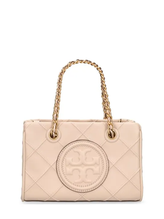 Tory Burch   Mini Fleming soft leather top handle bag 