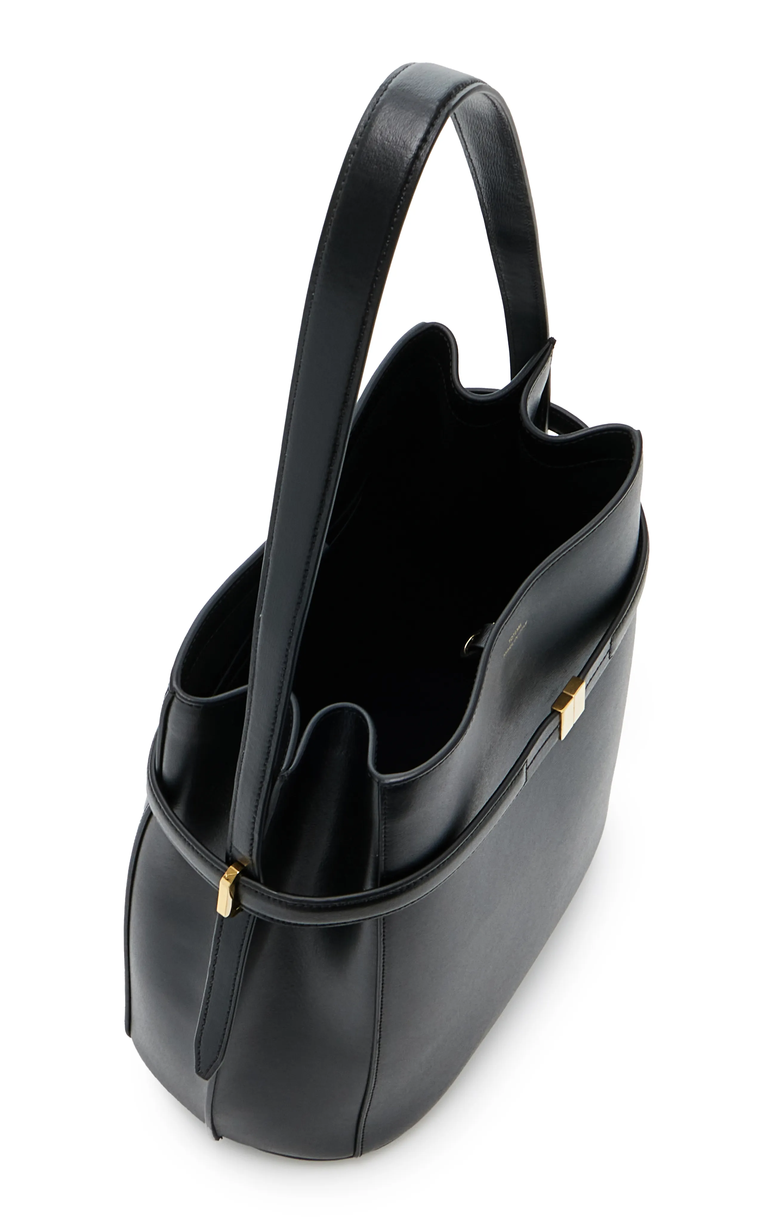 Toteme Belted Leather Bucket Bag