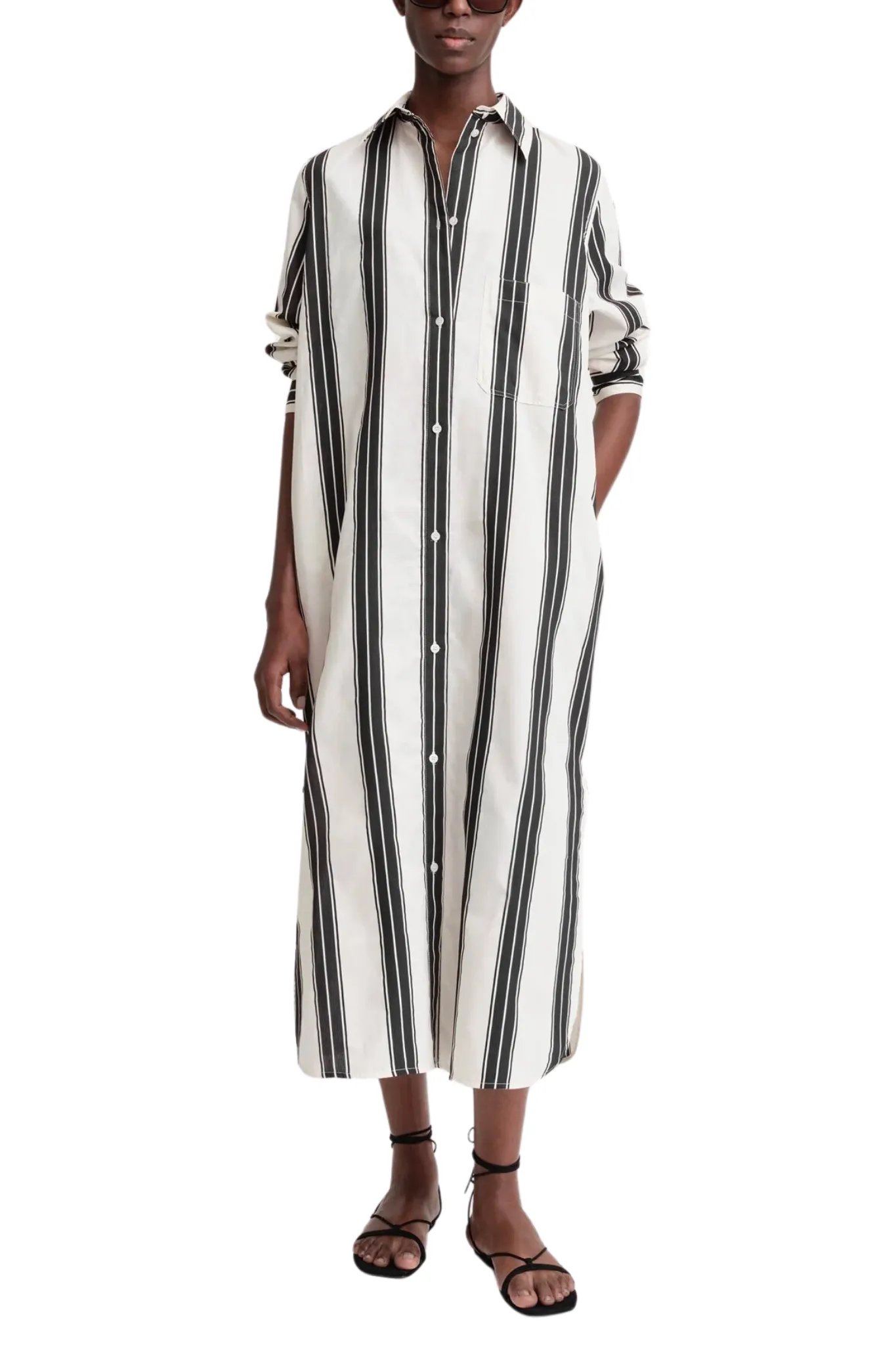 Toteme Jacquard Striped Tunic Dress