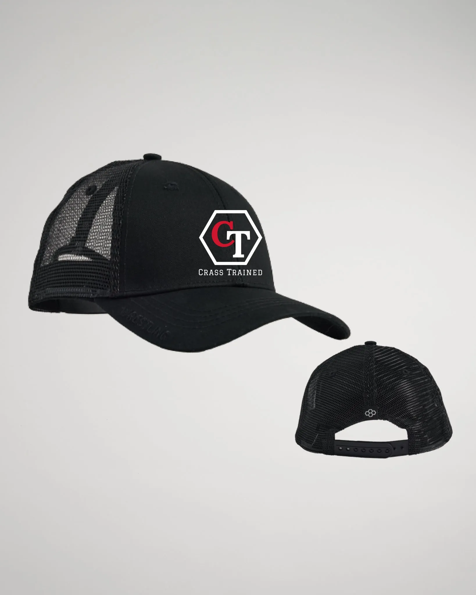 Trucker Hat-Unisex--CRASS TRAINED-