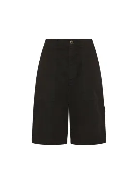 TWILL WORKWEAR SHORT - BLACK