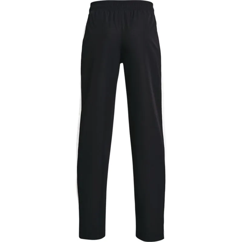 Under Armour Kids' UA Woven Tracksuit Bottoms Black / White