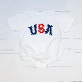 USA | White Bubble Romper