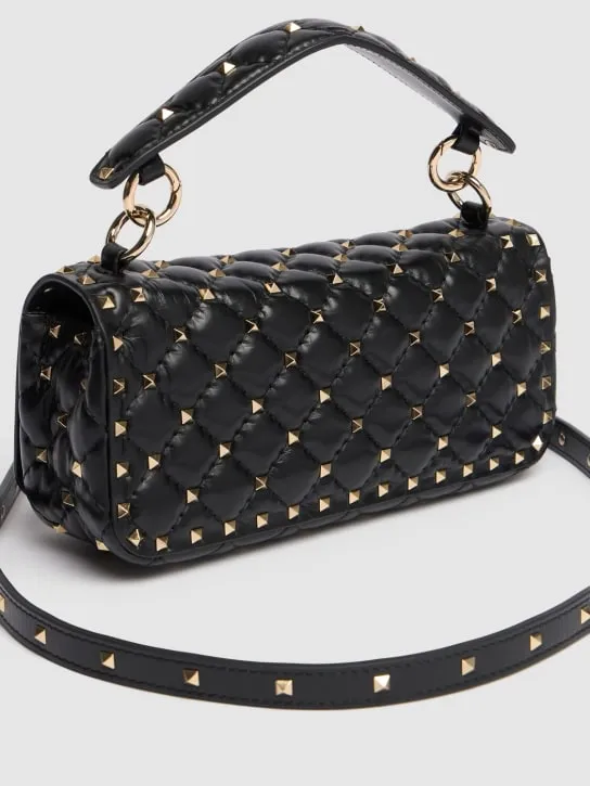 Valentino Garavani   Rockstud Spike leather shoulder bag 