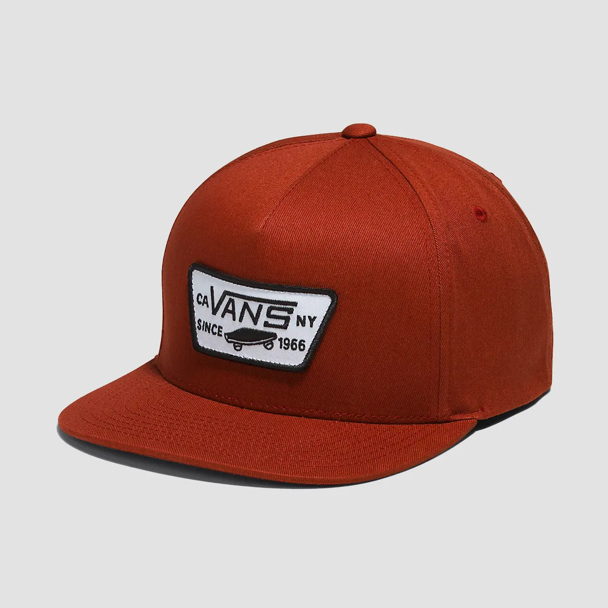 Vans Full Patch Snapback Cap Burnt Henna