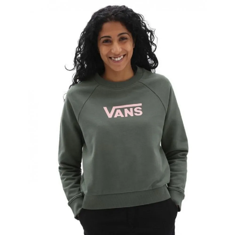 Vans Ladies Flying V Boxy Khaki Jumper