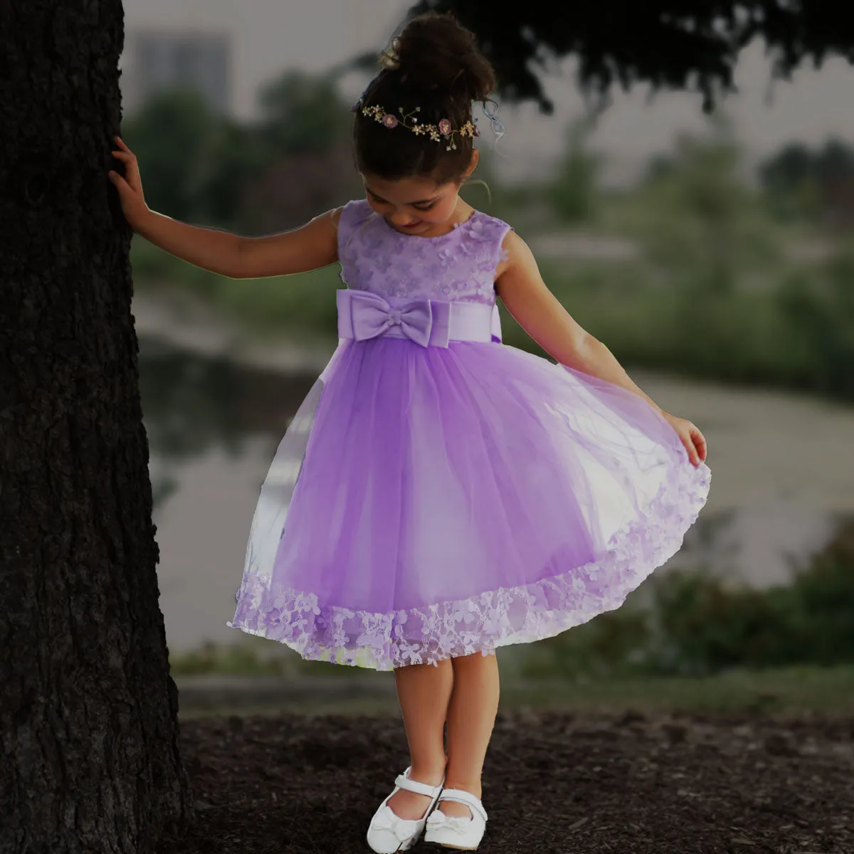 Victoria Dress - Lavender