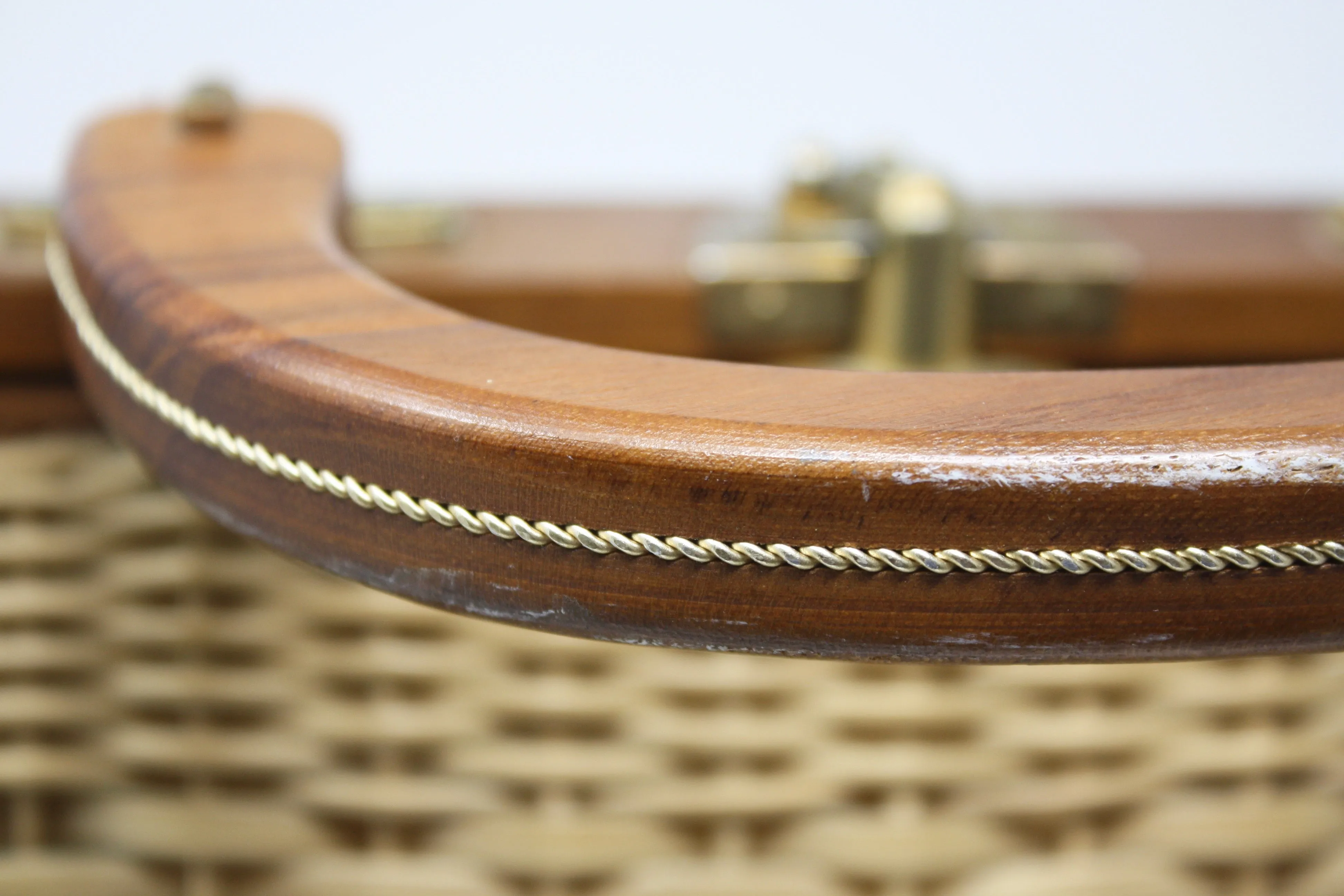 Vintage 60's Basket Bag