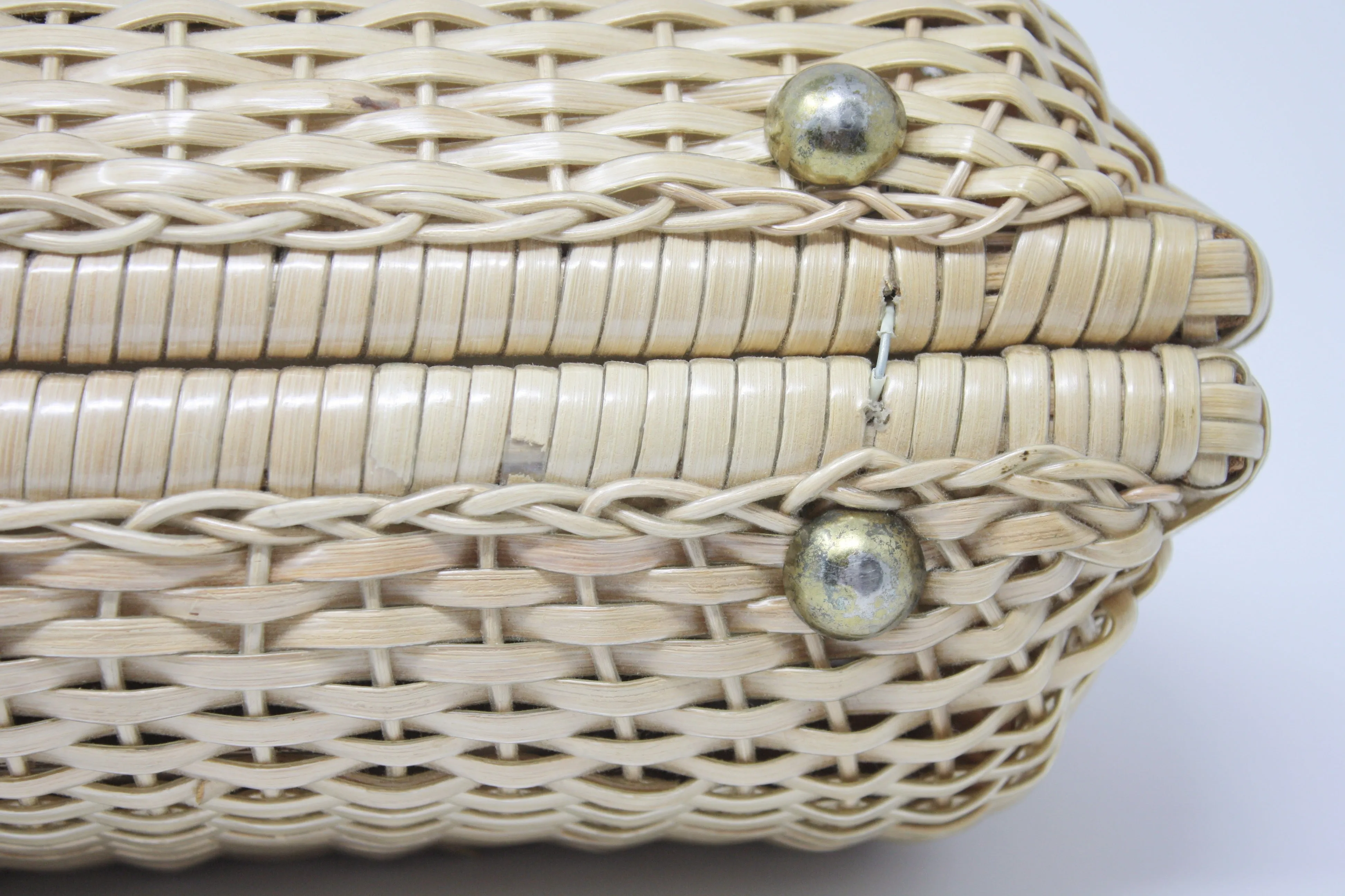 Vintage 60's Basket Bag