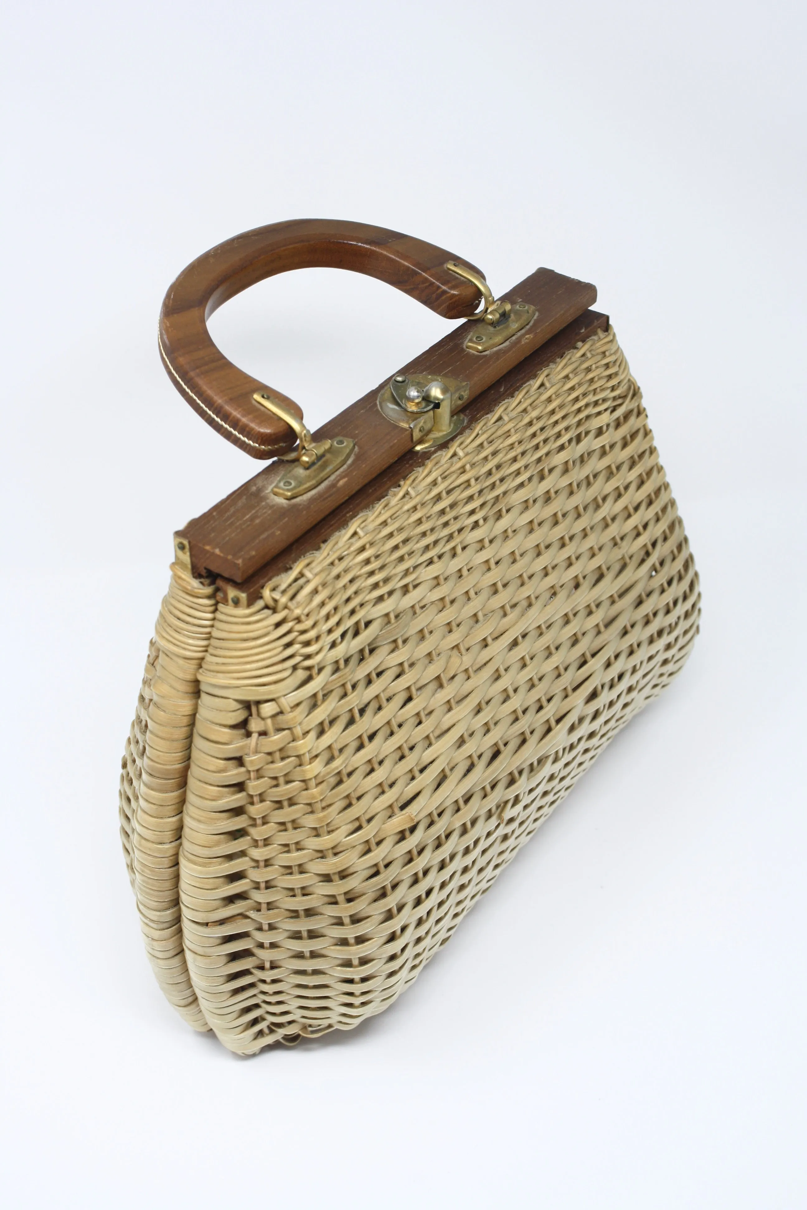 Vintage 60's Basket Bag