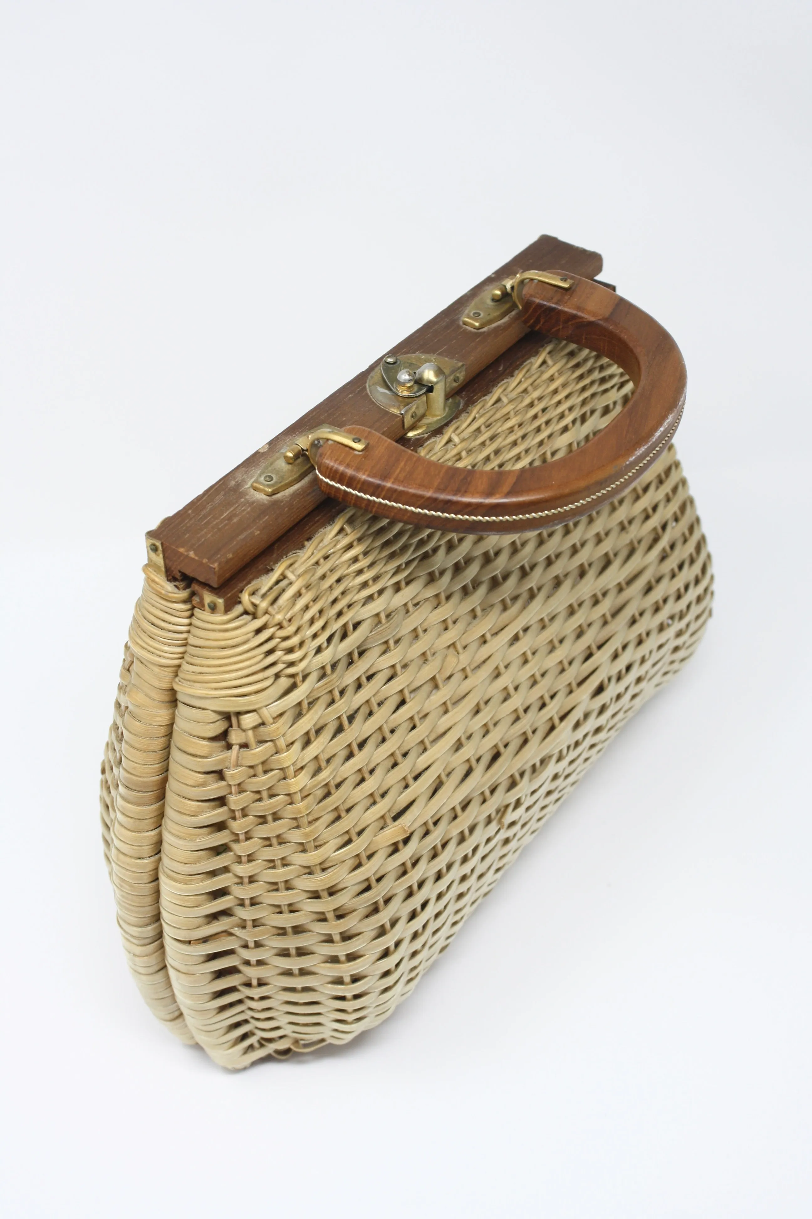 Vintage 60's Basket Bag