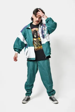 Vintage 90s tracksuit green