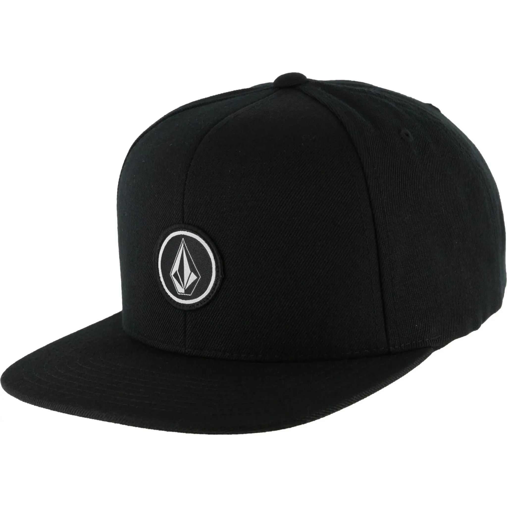 Volcom Quarter Twill Snapback Hat - Black