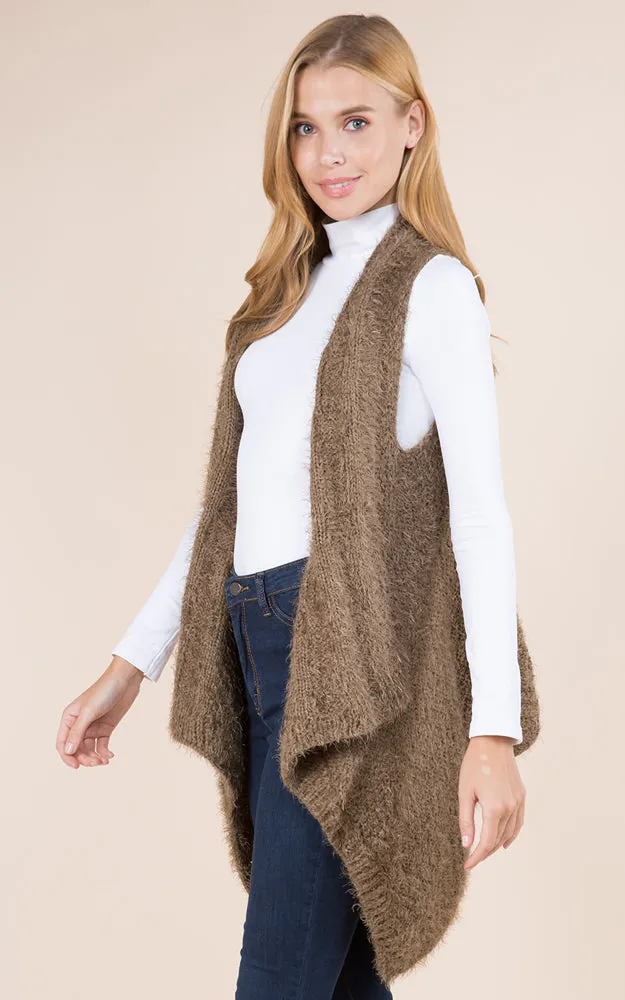 VP8183 Solid Cable Pattern Eyelash Vest