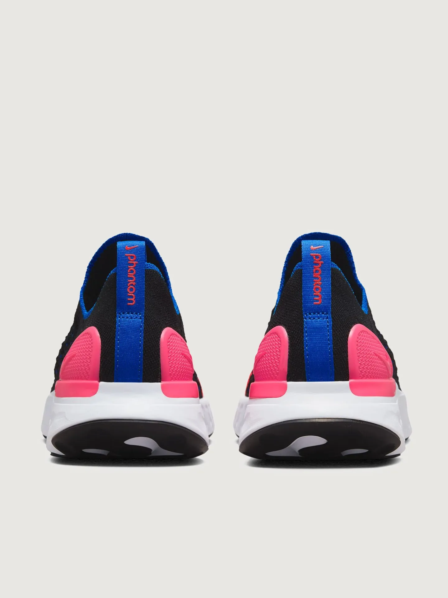 W NIKE REACT PHANTOM RUN FK 2 - Black/Bright Crimson-Hyper Pink