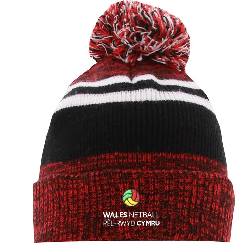 Wales Netball Canyon Bobble Hat