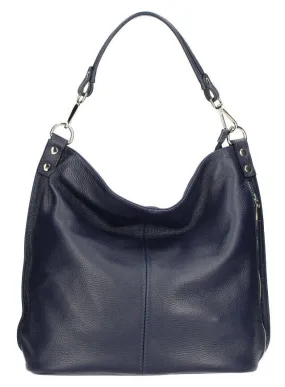 Woman leather bag blue ludmilla