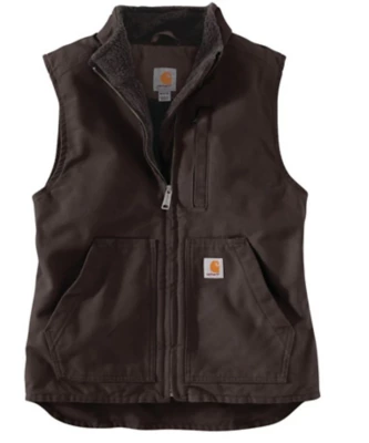 Women's Carhartt Plus Size Sherpa Mock Neck Vest