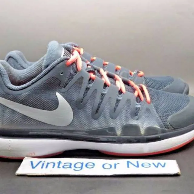 Women's nike zoom vapor 9.5 sharapova tour dark grey mango white tennis sz 9.5