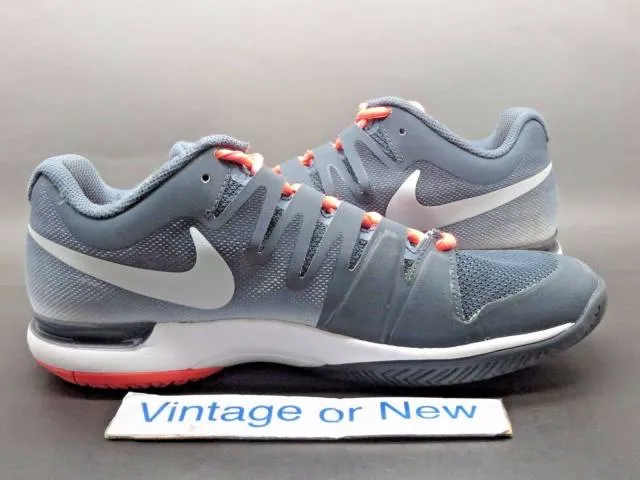 Women's nike zoom vapor 9.5 sharapova tour dark grey mango white tennis sz 9.5