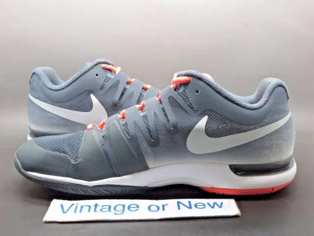 Women's nike zoom vapor 9.5 sharapova tour dark grey mango white tennis sz 9.5