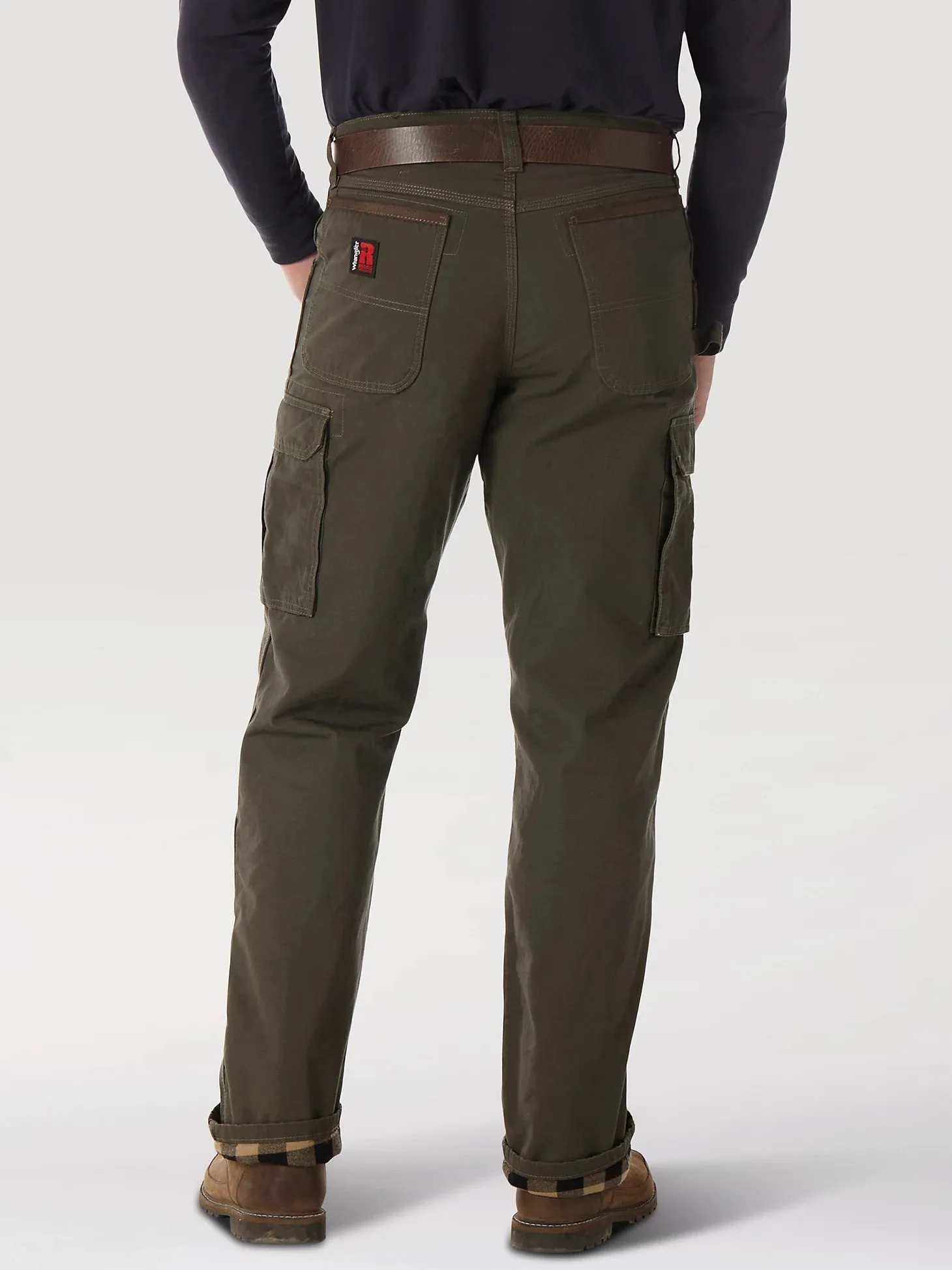 WRANGLER RIGGS WORKWEAR LINED RIPSTOP RANGER PANT IN LODEN 36X30