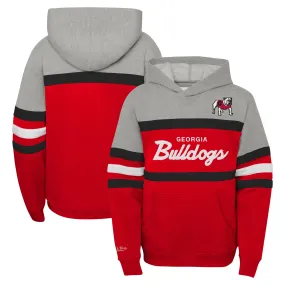 Youth Mitchell & Ness  Red Georgia Bulldogs Head Coach Hoodie