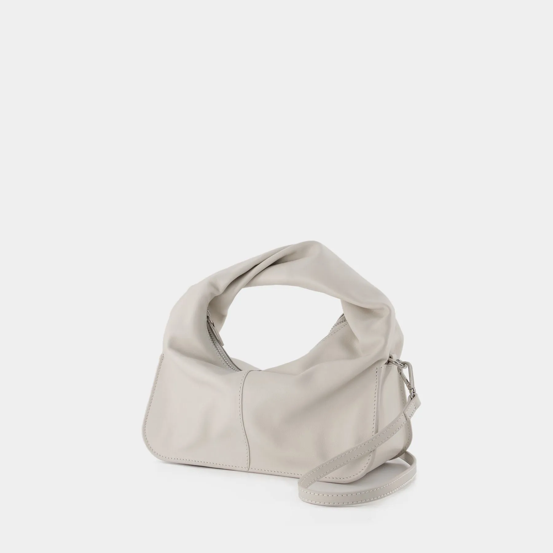 Yuzefi  Wanton Bag in White Leather